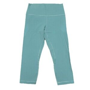 Lululemon Align High-Rise Crop 21" Legging Blue 10 Running Workout Gym Summer
